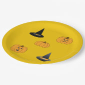 Assiettes En Carton Plaque de papier Festin Halloween (Angle)