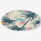 Assiettes En Carton Plaque de papier feuille de palme (Angle)