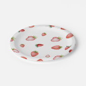 Assiettes En Carton Plaque de papier fraise (Angle)