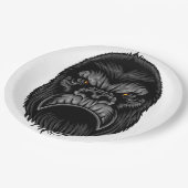 Assiettes En Carton Plaque de papier Gorilla (Angle)