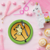 ASSIETTES EN CARTON PLAQUE DE PAPIER GRAPHIQUE BURRITO DE DESSIN FUNNY (Fête)