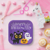 Assiettes En Carton Plaque de papier-Halloween (Fête)