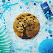 Assiettes En Carton Plaque de papier Halloween Citrouille, chauve-sour (Fête)