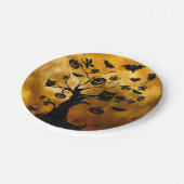 Assiettes En Carton Plaque de papier Halloween Citrouille, chauve-sour (Angle)