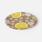 Assiettes En Carton Plaque de papier Hummus (Angle)