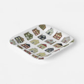 Assiettes En Carton Plaque de papier immobilier (Angulaire)