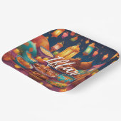 Assiettes En Carton Plaque de papier jetable Iftar (Angulaire)