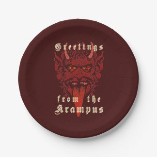 Assiettes En Carton Plaque de papier Krampus