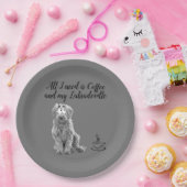 Assiettes En Carton Plaque de papier Labradoodle (Fête)