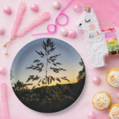 Assiettes En Carton Plaque de papier laiton Johnson (Fête)