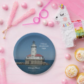 Assiettes En Carton Plaque de papier léger Breakwater de Chicago (Fête)