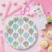 Assiettes En Carton Plaque de papier Motif à air chaud neutre (Fête)