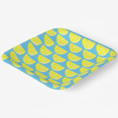 Assiettes En Carton Plaque de papier Motif citron (Angulaire)