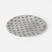 Assiettes En Carton Plaque de papier Motif Holly Winter (Angle)