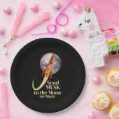 Assiettes En Carton Plaque de papier musqué (Fête)