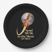 Assiettes En Carton Plaque de papier musqué (Devant)