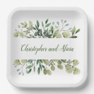 Assiettes En Carton plaque de papier nature personnalisée