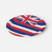 Assiettes En Carton Plaque de papier patriotique avec drapeau d'Hawaï (Angle)