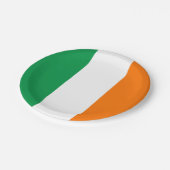 Assiettes En Carton Plaque de papier patriotique avec drapeau d'Irland (Angle)