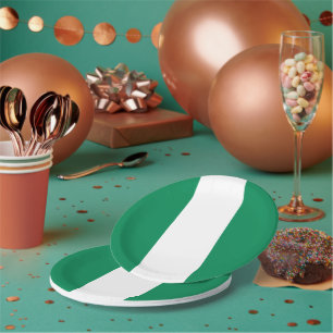 Assiettes En Carton Plaque de papier patriotique avec drapeau du Niger