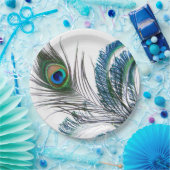 Assiettes En Carton Plaque de papier Peacock (Fête)