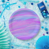 Assiettes En Carton Plaque de papier peinte aux couleurs (Fête)