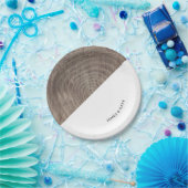 Assiettes En Carton Plaque de papier personnalisable en bois rustique (Fête)