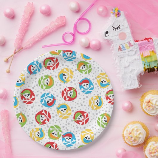 Assiettes En Carton Plaque de papier pirate (Fête)