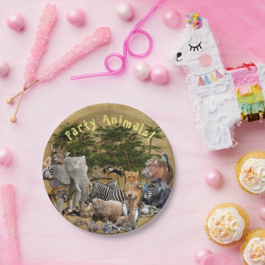 Assiettes En Carton Plaque de papier pour animaux de fête (Fête)