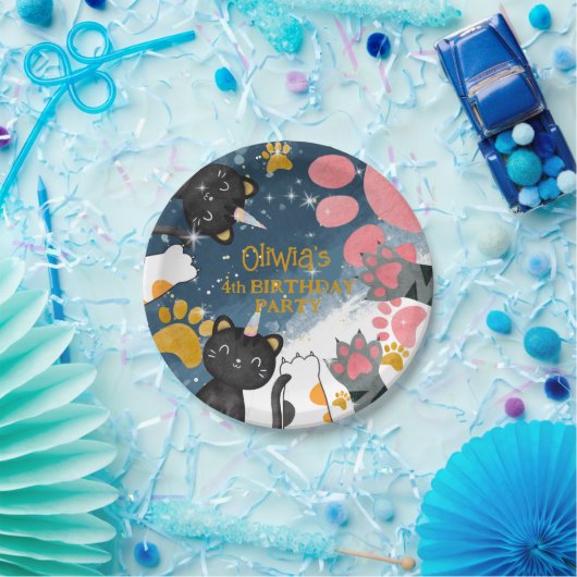 Assiettes En Carton Plaque de papier pour anniversaire de maïs magique (Fête)