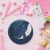 Assiettes En Carton Plaque de papier pour baleine (Fête)