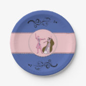 Assiettes En Carton Plaque de papier pour danseurs (Devant)