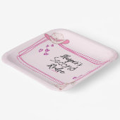 Assiettes En Carton Plaque de papier pour fille disco (Angulaire)