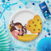 Assiettes En Carton Plaque de papier pour filles automnales (Fête)