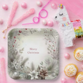 Assiettes En Carton Plaque de papier pour Noël (Fête)