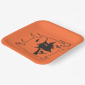 Assiettes En Carton Plaque de papier pour partie d'Halloween (Angulaire)
