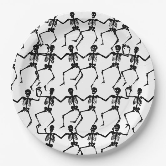 Assiettes En Carton Plaque de papier pour partie d'Halloween (Devant)
