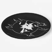 Assiettes En Carton Plaque de papier pour partie d'Halloween (Angle)