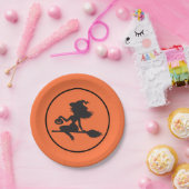 Assiettes En Carton Plaque de papier pour partie d'Halloween (Fête)