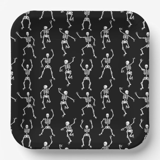 Assiettes En Carton Plaque de papier pour partie d'Halloween (Recto)