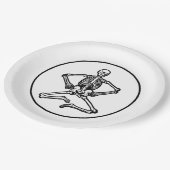 Assiettes En Carton Plaque de papier pour partie d'Halloween (Angle)