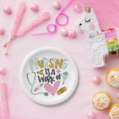 Assiettes En Carton Plaque de papier pour soins infirmiers (Fête)