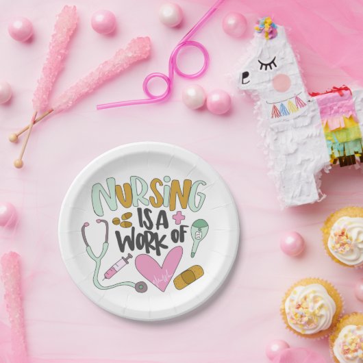 Assiettes En Carton Plaque de papier pour soins infirmiers (Fête)