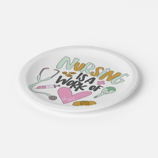 Assiettes En Carton Plaque de papier pour soins infirmiers (Angle)