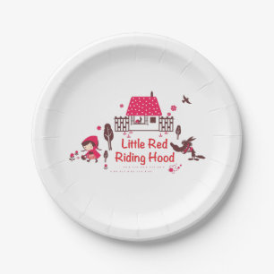 Assiettes En Carton Plaque de papier Red Riding Hood