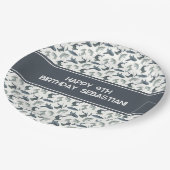 Assiettes En Carton Plaque de papier requin personnalisée | Requins aq (Angle)