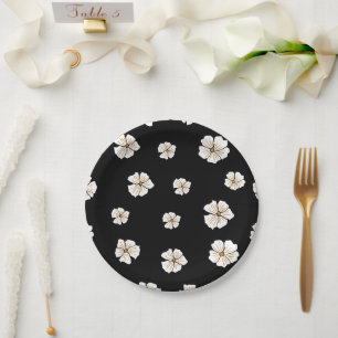 Assiettes En Carton Plaque de papier rond de 7 po personnalisée