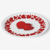 Assiettes En Carton Plaque de papier rond de 9 po (Angle)