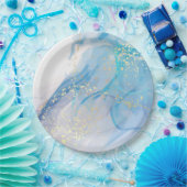 Assiettes En Carton Plaque de papier rond de 9 po (Fête)