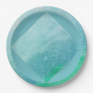 Assiettes En Carton Plaque de papier rond de 9 po